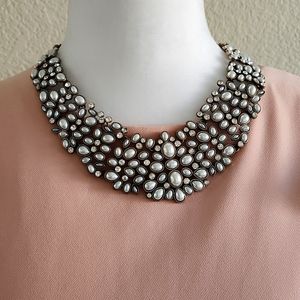 'Kew' Crystal and Pearls Collar Necklace BAUBLEBAR beautiful Gift